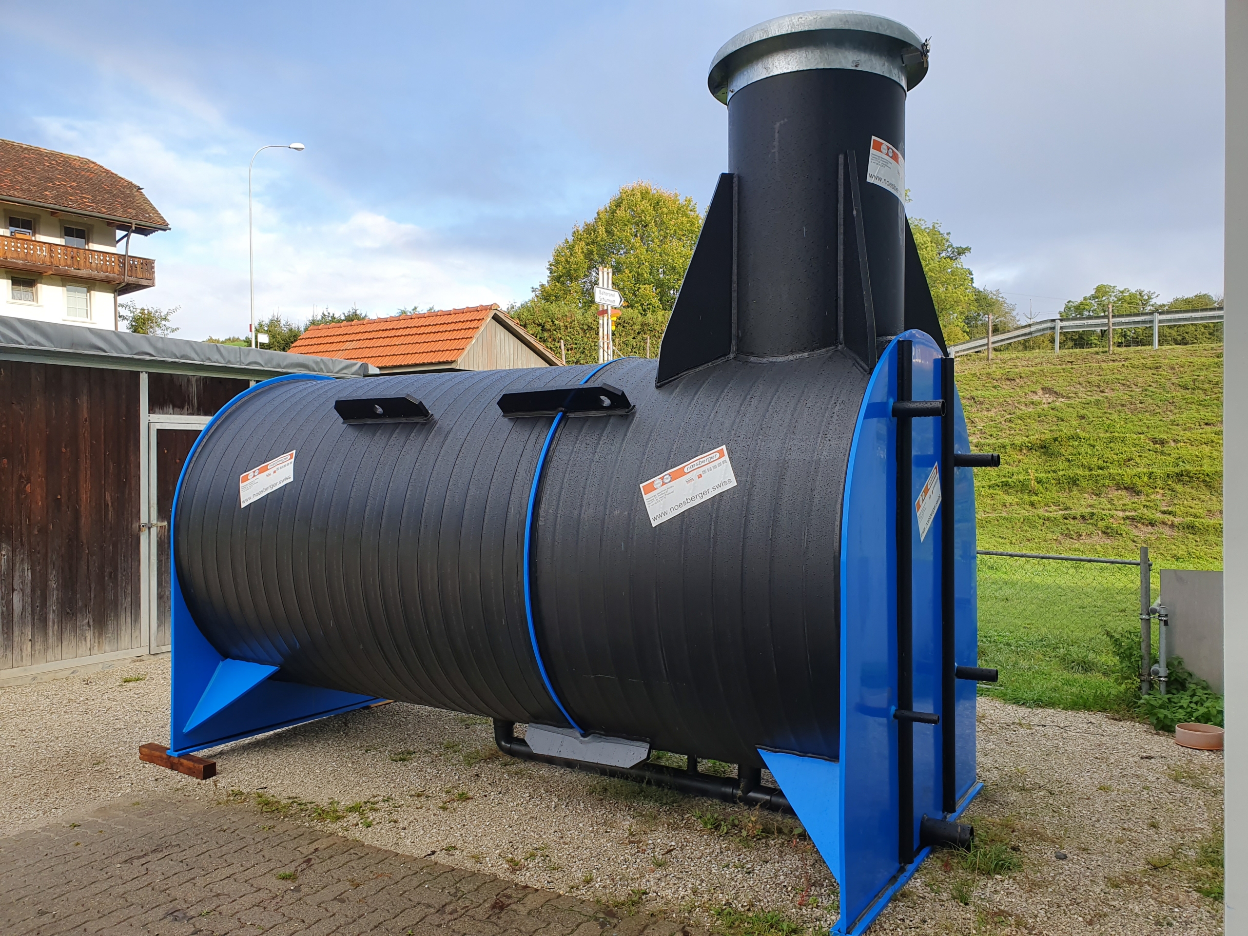 Trinkwasserreservoir mit Vorraum für die Pumpstation